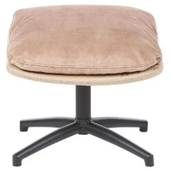 EIDE - Fauteuil Met Hocker - Beige - Fluweel 20 EIDE - Fauteuil Met Hocker - Beige - Fluweel -Leenbakker Winkel aea120e3883c4e398c98fda0ce374114