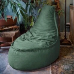 Parya - Zitzak Stoel Duurzaam - 100% Gerecyclede Petflessen - Groen - -Leenbakker Winkel af1d142f77da4d969325efcdf32f20b1