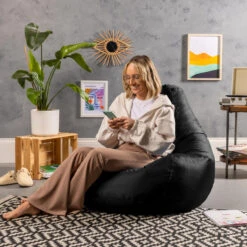 Veeva Zitzak Gaming - Zitzak Buiten - Zwart -Leenbakker Winkel af98df79a2ce4d60a65510e1ede3d0a9