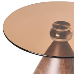 CORELLA - Bijzettafel - Bruin - Metaal -Leenbakker Winkel b242e066adc64fec93c419d660b3374c