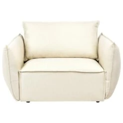 KUNES - Fauteuil - Lichtbeige - Polyester -Leenbakker Winkel b2c361e1f7434253b488887e6a959650