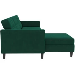 Hartford - 3-zits Hoekslaapbank In Donkergroen Stof -Leenbakker Winkel b4259112389e4c10aa18716e096ac3ac
