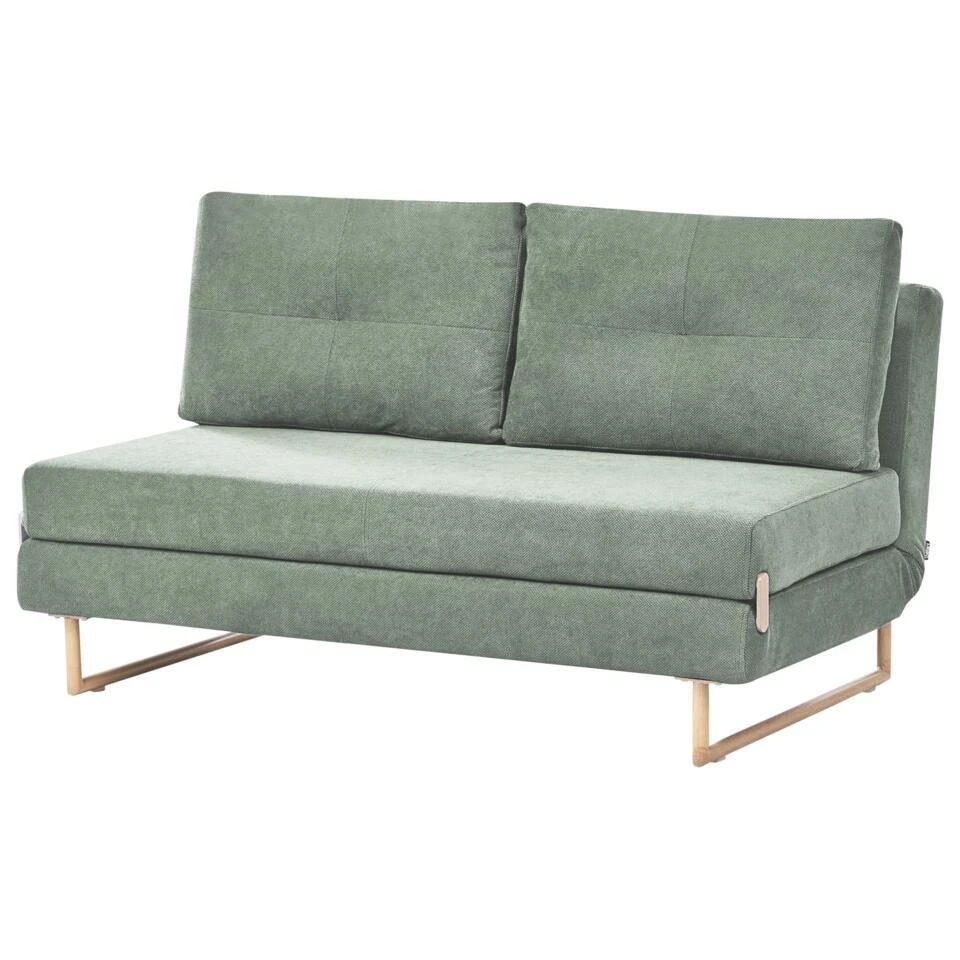 JERSLEV - 3-zits Slaapbank - Lichtgroen - Stof 5 JERSLEV - 3-zits Slaapbank - Lichtgroen - Stof - Afbeelding 5