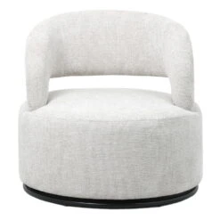 Draaifauteuil - Stof Beige - Hoogte Rugleuning 77cm - Eliza -Leenbakker Winkel b6f0881d77184bda8e9f5c0c082a85d7
