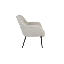 Housecraft Dude Loungestoel/ Fauteuil Bouclé Stof Beige/ Wit -Leenbakker Winkel b79fcbfbbbe94c828a44f9111c45adcd