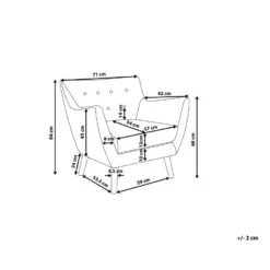 DRAMMEN - Chesterfield Fauteuil - Wit - Bouclé 14 DRAMMEN - Chesterfield Fauteuil - Wit - Bouclé -Leenbakker Winkel b7be45744f304b23a4116fb6a940b09d 1