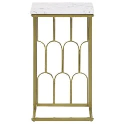 PANDALE - Bijzettafel - Wit - IJzer -Leenbakker Winkel b8dbf85f686f47209fddca5f242a4313