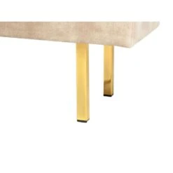 ROSEVILLE - Bankje - Beige - Fluweel -Leenbakker Winkel bc0aa718b5c44190a34c7e87425a9bf1