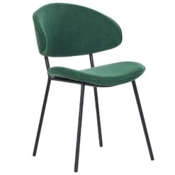 KIANA - Eetkamerstoel Set Van 2 - Groen - Polyester -Leenbakker Winkel bd018422b1d54afaa4338026ae0f5095