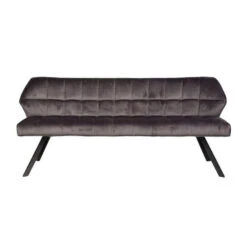 Industriële Eetkamerbank Romy Velvet 180 Cm Grijs - 190x180x81 Cm - Stof - Grijs 15 Industriële Eetkamerbank Romy Velvet 180 Cm Grijs - 190x180x81 Cm - Stof - Grijs -Leenbakker Winkel bebd71a8263e4051b4e7ebec0dde1cd5