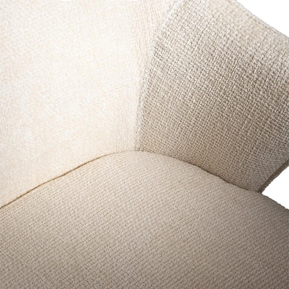 Eetkamerbank Rechthoek - Beige Stof - 160x60x88cm - Taylor 6 Eetkamerbank Rechthoek - Beige Stof - 160x60x88cm - Taylor - Afbeelding 6