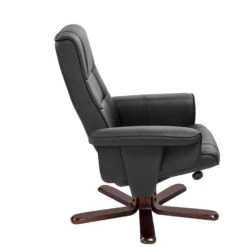 Tectake TV-fauteuil Met Krukje Model I, Zwart/bruin -Leenbakker Winkel c06bbdf7af0a4e65b79de589ce83ba39