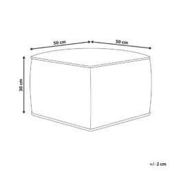 DAREYN - Poef - Lichtbeige - Fluweel -Leenbakker Winkel c07ca0f7a7a54788afc8add2652b97b9