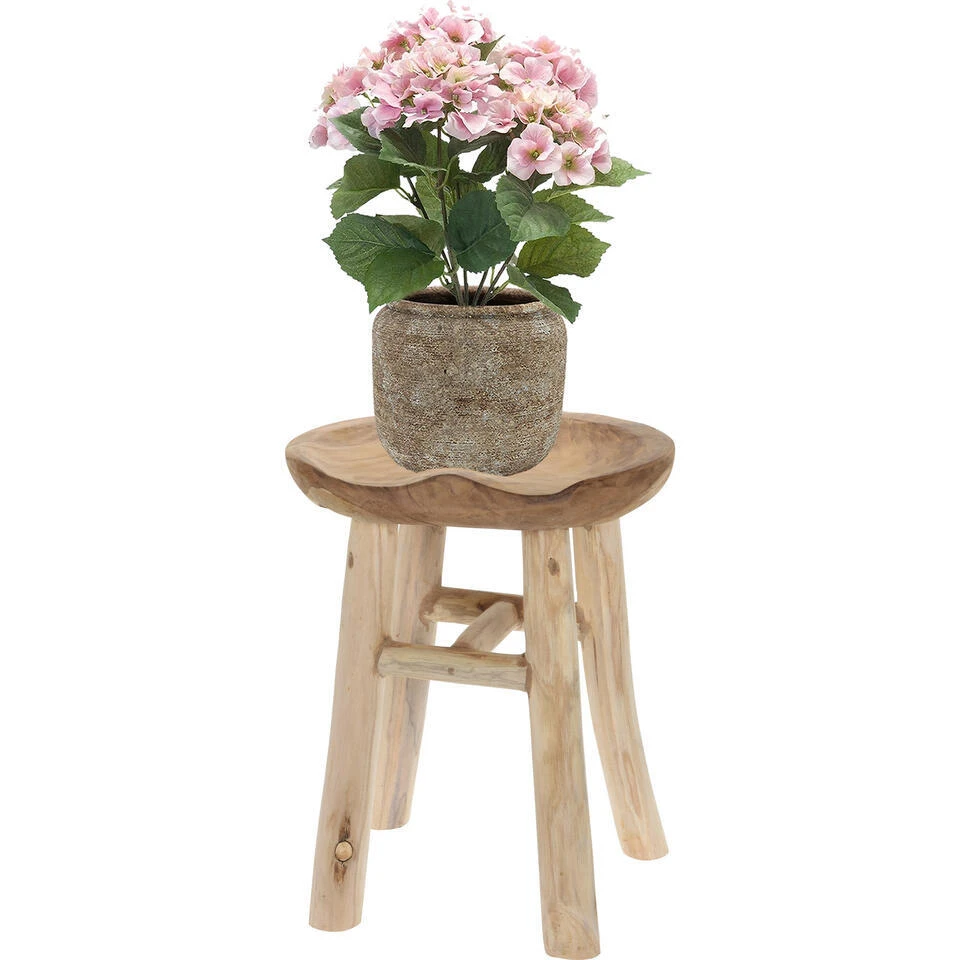 Merkloos H&S Collection Krukje - Krukje Voor Kinderen - D35 X H42 Cm 2 Merkloos H&S Collection Krukje - Krukje Voor Kinderen - D35 X H42 Cm - Afbeelding 2