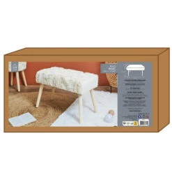 Home Deco Factory Bijzet Krukje Berber Mirage - Hout - 60 X 40 Cm -Leenbakker Winkel c12137bc40f546e3b607793dd8a16ed3