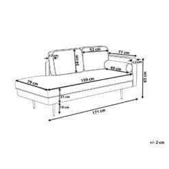 MIRAMAS - Chaise Longue - Blauw - Rechterzijde - Fluweel 10 MIRAMAS - Chaise Longue - Blauw - Rechterzijde - Fluweel -Leenbakker Winkel c147eace53944dd687a3d2395a0be437