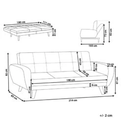 FLORLI - Slaapbank 3-zits - Wit - Bouclé 14 FLORLI - Slaapbank 3-zits - Wit - Bouclé -Leenbakker Winkel c404ae0df28b4cf79305225e3a432c61 1