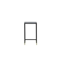 Fjôrd Bijzettafel Zwart Glas - 40x40x70cm - Dipp -Leenbakker Winkel c411843cafb74fe78877eb4441243539