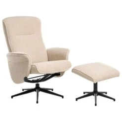 JAPET - Relaxfauteuil Met Voetenbank - Beige - Bouclé 14 JAPET - Relaxfauteuil Met Voetenbank - Beige - Bouclé -Leenbakker Winkel c534127d535048f1a0706b497e6afd58