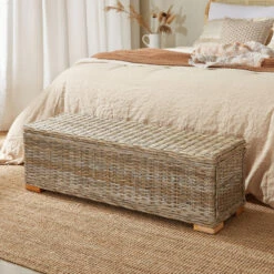 Bank Ingang Scandinavische Slaapkamer Hout Rotan Natuurlijke Vezels -Leenbakker Winkel c68a477606b945f59bdd9264211034b1