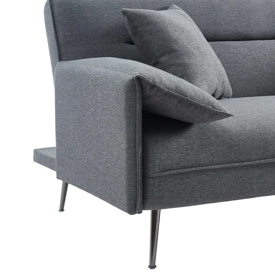 Rousseau Grijs Sivas Slaapbank - Eucalyptus Frame - H-H 95 X B-L 199 X D-P 89 Cm 8 Rousseau Grijs Sivas Slaapbank - Eucalyptus Frame - H-H 95 X B-L 199 X D-P 89 Cm - Afbeelding 8