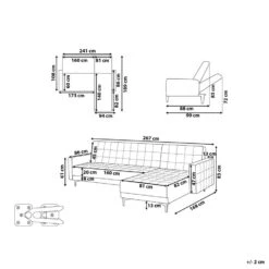 ABERDEEN - Hoekbank - Zwart/Zwart - Linkszijdig - Fluweel -Leenbakker Winkel c84e8eaac01c406d80aa732ddd7a09bc 1