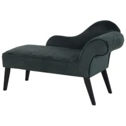 BIARRITZ - Chaise Longue - Groen - Rechterzijde - Fluweel -Leenbakker Winkel c914e9c97cce450fb54f6b7335557bd7