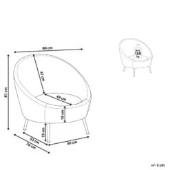 LANGA - Fauteuil - Taupe - Fluweel -Leenbakker Winkel c92d0d8ab4fd4a3b87818d43d32d60b0