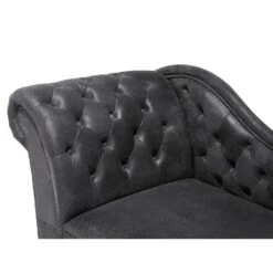 NIMES - Chaise Longue - Grijs - Rechterzijde - Kunstsuède -Leenbakker Winkel ca44cece9e2041c59e524564f4aa8c78