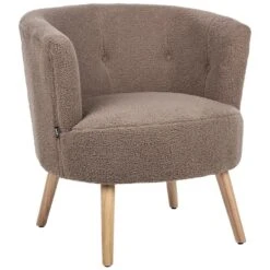 ODENZEN - Fauteuil - Bruin - Bouclé -Leenbakker Winkel cb3841e45d27444ea443903d06749ee8