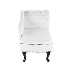 NIMES - Chaise Longue - Wit - Rechterzijde - Kunstleer -Leenbakker Winkel cbf464b14610463db508af265cc211bf