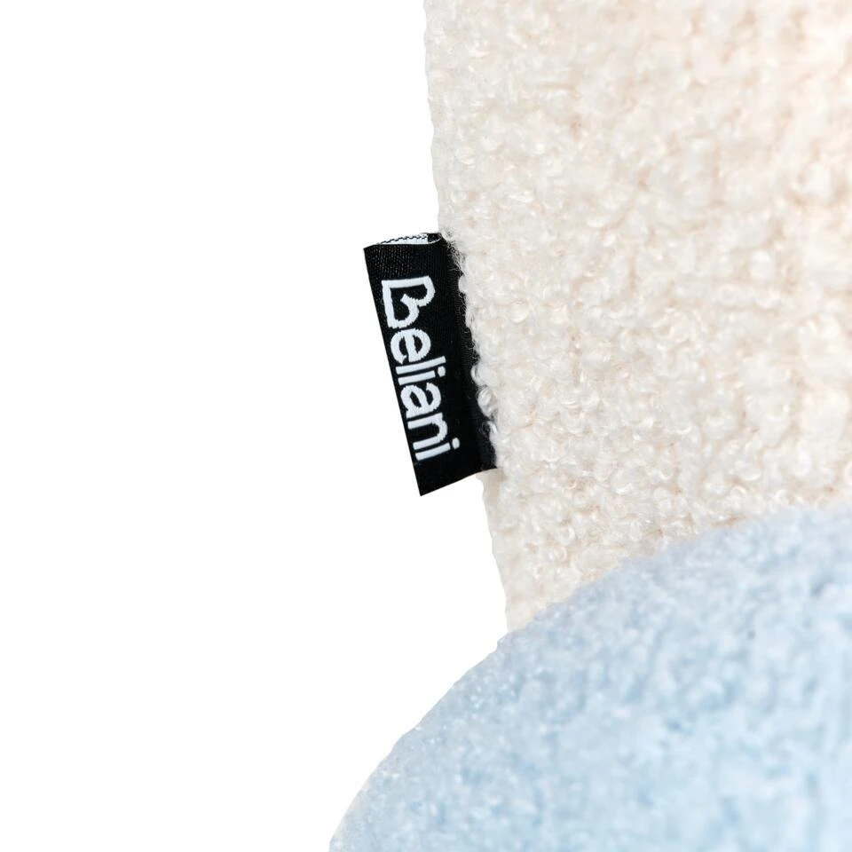 OMBO - Kinderfauteuil - Lichtblauw - Bouclé 9 OMBO - Kinderfauteuil - Lichtblauw - Bouclé - Afbeelding 9