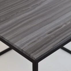 LOFT42 Marble L Bijzettafel Vierkant Zwart - Metaal - Marmer - 43x55x55 -Leenbakker Winkel cd0fc1cbf9df44fbaaca37a3dd9e5300