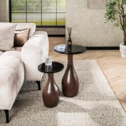 Fraaai - Benny Bijzettafel Druppel M - Koper Antiek Finish -Leenbakker Winkel cd54a95737c14ddd84dba2057bb529a2