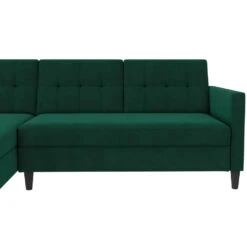 Hartford - 3-zits Hoekslaapbank In Donkergroen Stof -Leenbakker Winkel cde184d5253d4aceb92fefb81e68443c