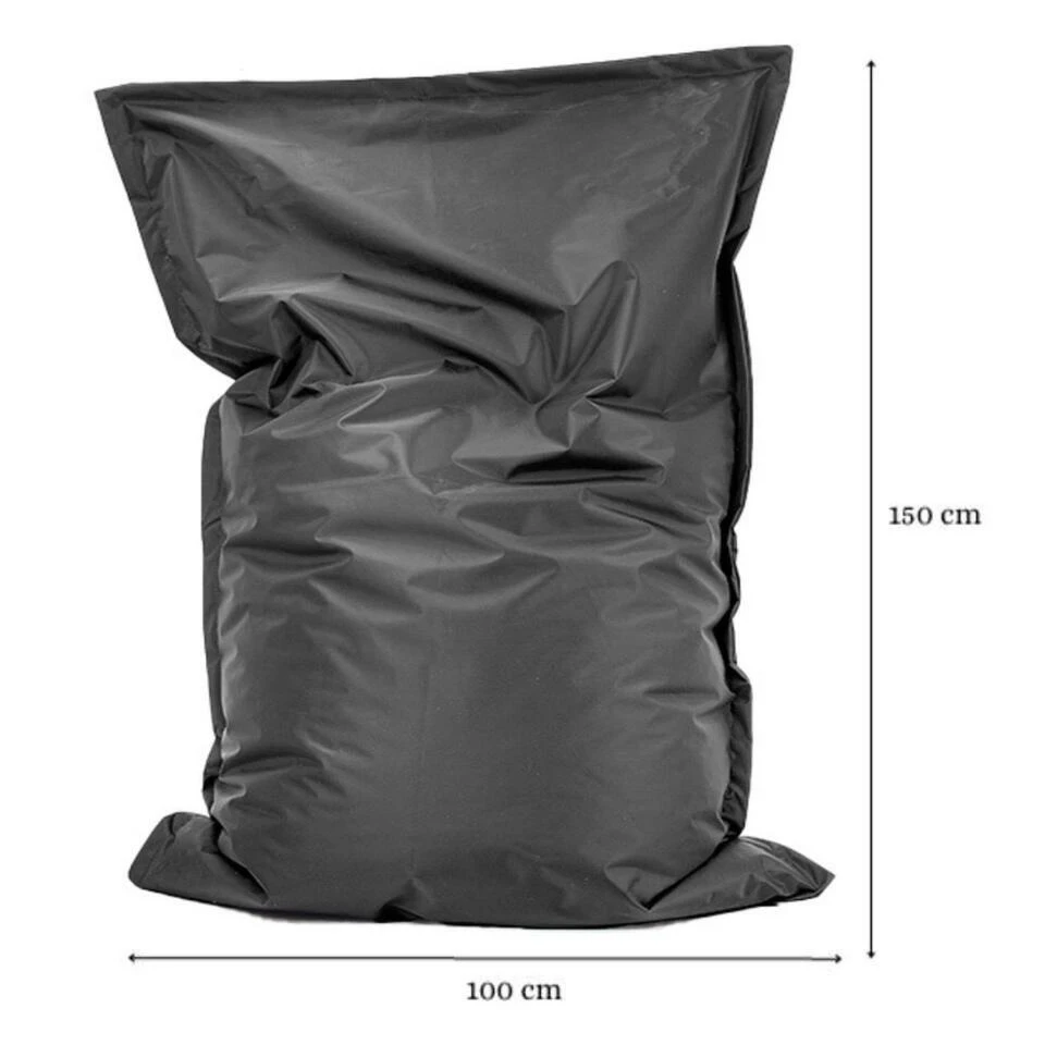 Parya Home Ruime Zitzak Kussen Nylon 100x150 Cm 3 Parya Home Ruime Zitzak Kussen Nylon 100x150 Cm - Afbeelding 3