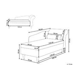 LUIRO - Chaise Longue - Groen - Rechterzijde - Fluweel -Leenbakker Winkel d13ebcbbf6bf4da5acb96bea7fb7cbe2