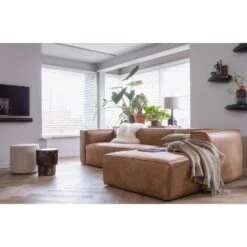 WOOOD Bean Hoekbank Rechts - Recycle Leer - Cognac - 73x305x96 10 WOOOD Bean Hoekbank Rechts - Recycle Leer - Cognac - 73x305x96 -Leenbakker Winkel d2566fb988454799a5fe2fc5ef6600a6
