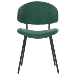 KIANA - Eetkamerstoel Set Van 2 - Groen - Polyester -Leenbakker Winkel d2cf74f651704afd83b229be54aa4fbf