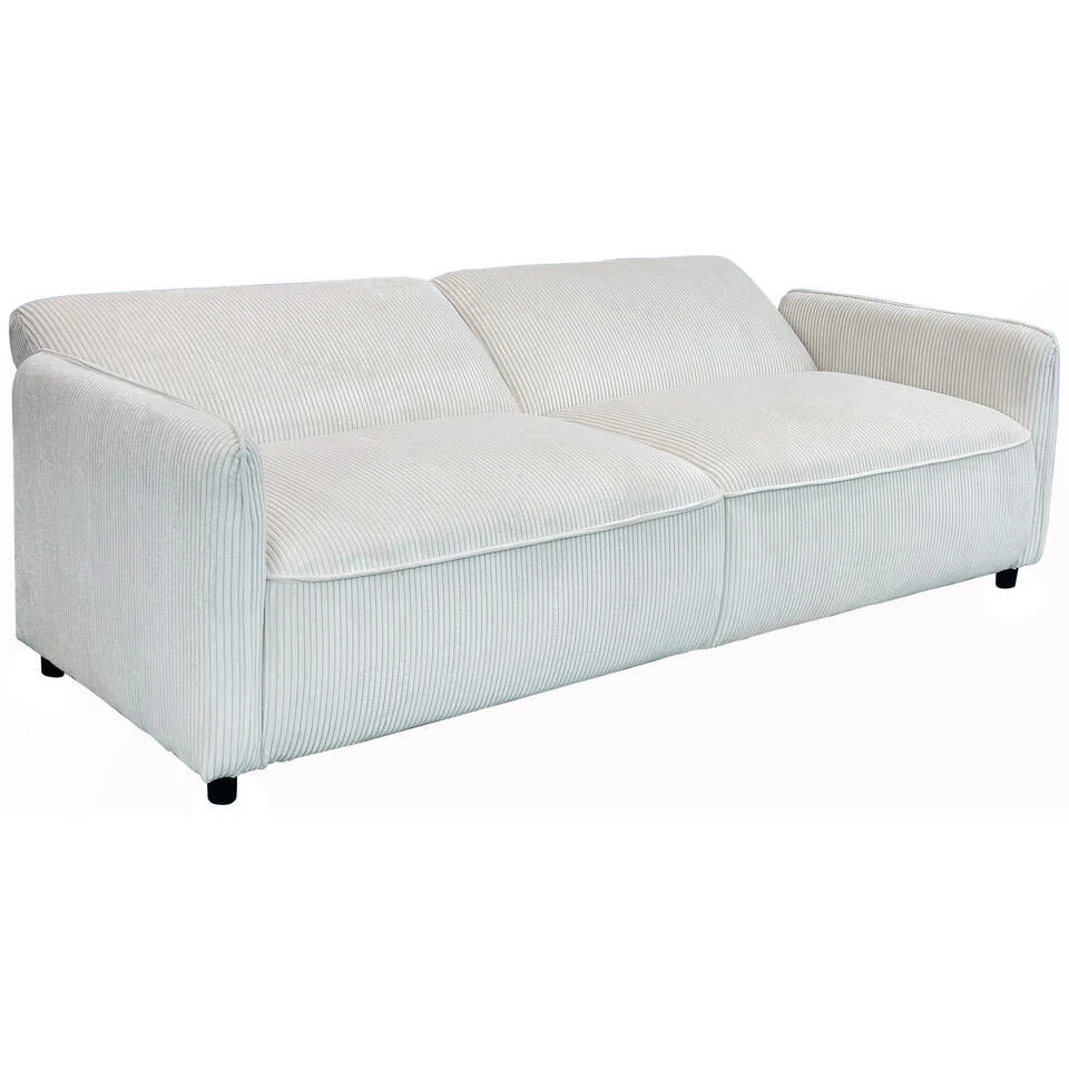 Alicia - Slaapbank 3-zits In Crèmekleurige Stof 6 Alicia - Slaapbank 3-zits In Crèmekleurige Stof - Afbeelding 6