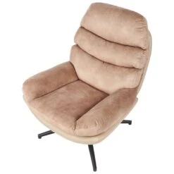 EIDE - Fauteuil Met Hocker - Beige - Fluweel 18 EIDE - Fauteuil Met Hocker - Beige - Fluweel -Leenbakker Winkel d3d2d6128aed45d881b0a56e47a2d474