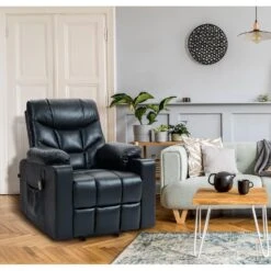 CLP Fauteuil Andover Zwart Frame - Kunstleer - Zwart 12 CLP Fauteuil Andover Zwart Frame - Kunstleer - Zwart -Leenbakker Winkel d51f49fd88924f45b5159c0546bcbd91