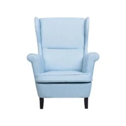 Beliani Oorfauteuil ABSON - Blauw Polyester -Leenbakker Winkel d54bfbe14251420090d6573460325511