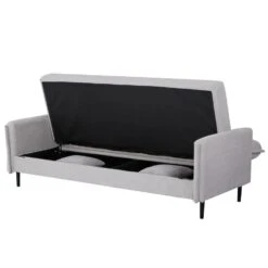 Slaapbank 3-Zits - Stof Beige - Zithoogte 47cm - 200x85x87cm - Torvi -Leenbakker Winkel d5752cff71bd402e8b5619f4e294e78a