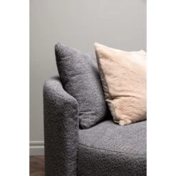 Fjôrd Loveseat Teddy Grijs - Zithoogte 40cm - 118x118x72cm - Kelso -Leenbakker Winkel d5c7cc3888c047ea9f927476b0665721