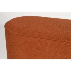 Housecraft Marcos Bankje Bouclé Rood/ Bruin -Leenbakker Winkel d61ab4ff23264f11afb7704a8528f271