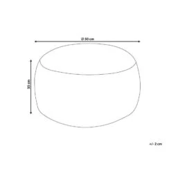 KANDHKOT - Poef - Grijs - 50 X 35 - Katoen -Leenbakker Winkel d6394522260c4110a212b094b9c970fe