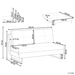 JERSLEV - 3-zits Slaapbank - Lichtbruin - Stof -Leenbakker Winkel d679e324aade47888cff1bda9dc7976a 1