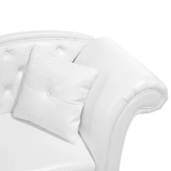 LATTES - Chaise Longue - Wit - Rechterzijde - Kunstleer -Leenbakker Winkel d68e46d3a88647fe9cdf69b053767a1f