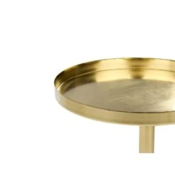 CAMELO - Bijzettafel - Wit/Goud - Metaal -Leenbakker Winkel d6940e30e1e74976bfbaca7df2c10eff